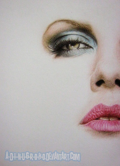 domuan:  Portrait (using colour pencil) by Adi Nugroho. 