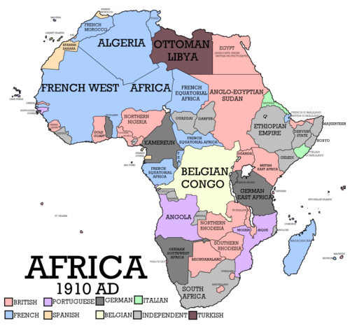 historylover1230: Colonial Africa 1910 by Robo-Diglet