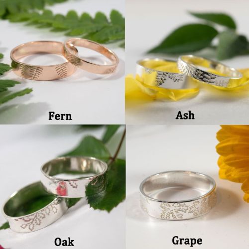 Continuing on with my ring options, here&rsquo;s my current botanical options, also available as ear