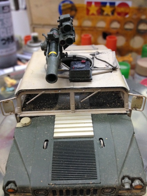 Tamiya 1/35 M1046 humvee tow missile carrier.
