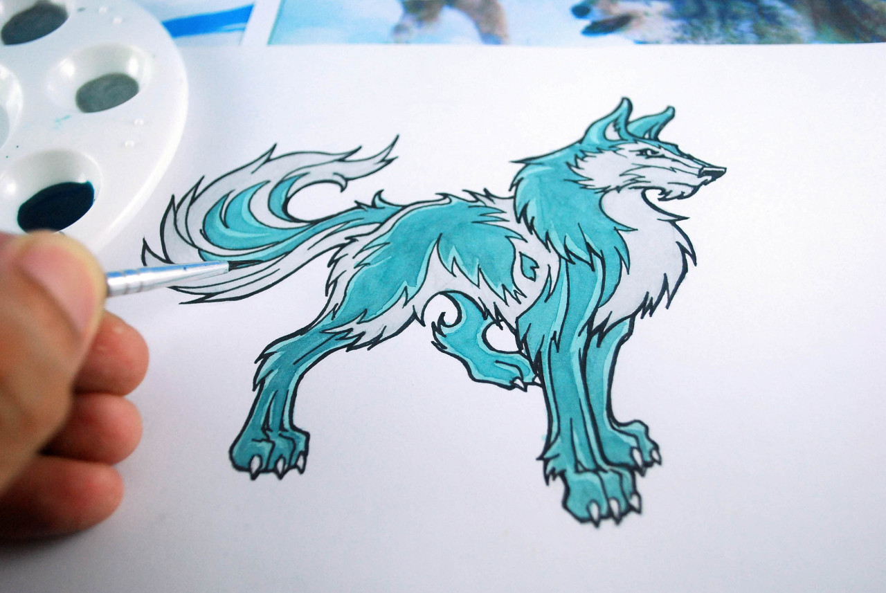 wikiHow — Learn how to draw anime wolves in under 10 steps! ...