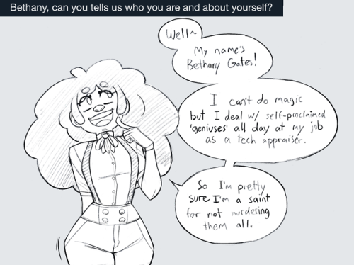 A while back ago I accepted some character asks for some drawn-responses. This is the result of that