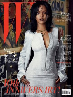 baebyfaced: Rihanna for W Magazine Korea