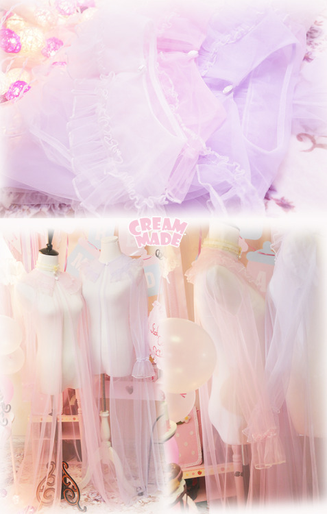 truth2teatold:  Cream Made Maiden’s Fantasy Nightwear 