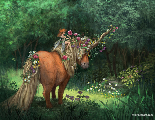 Artist: Kiri Østergaard LeonardThe Year of the Unicorn Calendar Kickstarter: kck.