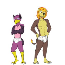 Wrastor and Zetterburn in briefs.