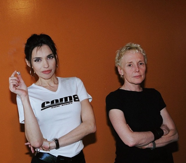 Béatrice Dalle and Claire Denis photographed by Stephane Cardinale, 2001 #béatrice dalle#claire denis#stephane cardinale#2000s