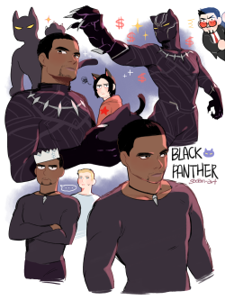 sodam-art:  For guys who request Black Panther.