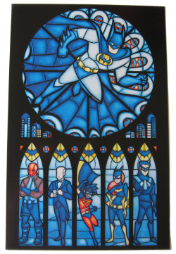extraordinarycomics:     Stained Glass Prints by Fay Productions   