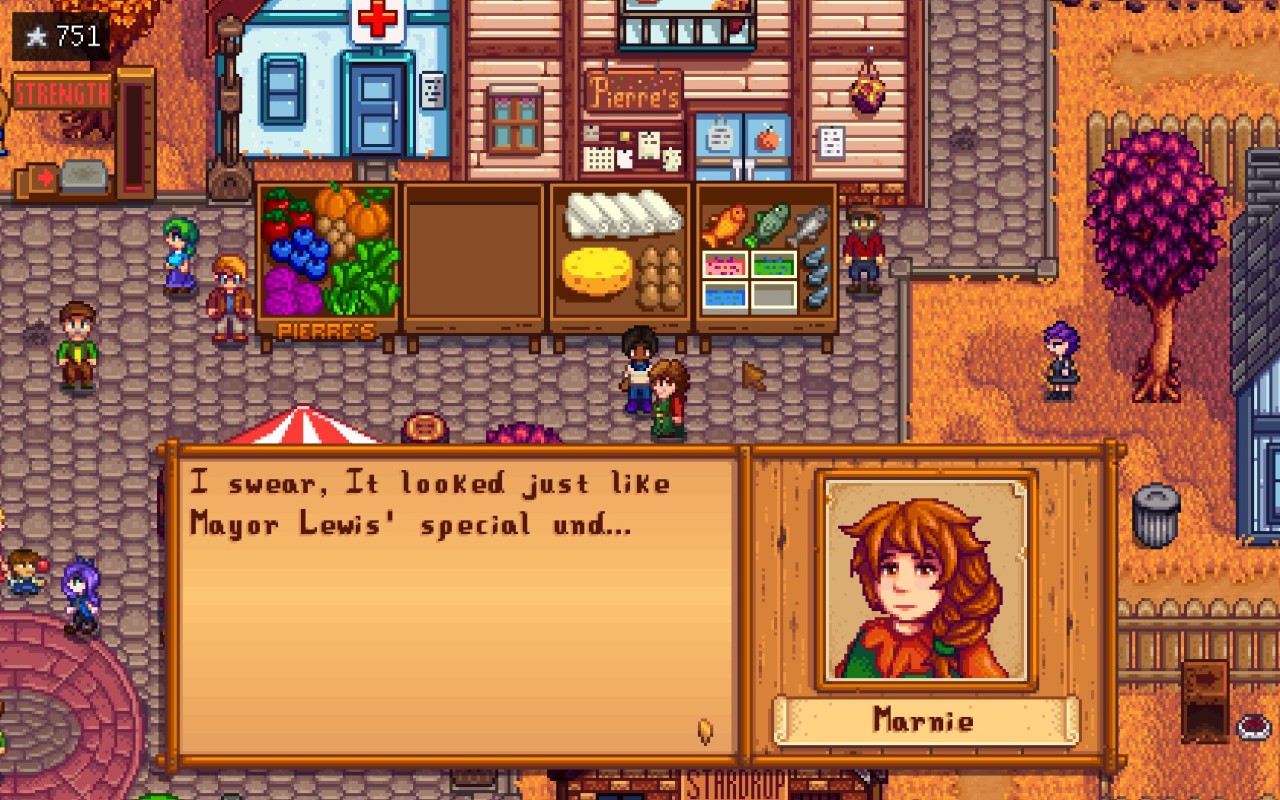 hannimble:  O H M Y G O D…GUYS. STARDEW VALLEY.I just happened to have the Mayor’s
