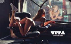 Vitasidorkina:  Vita Sidorkina By David Bellemere For Lui Magazine