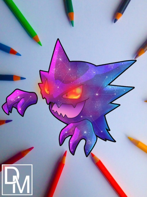 digital-magician:Ghastly, Haunter and Gengar!