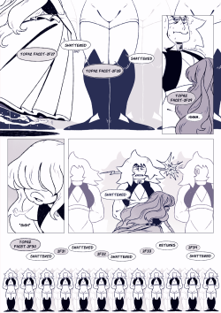 weirdlyprecious:  the three-eyed beastpage 1 One of my new years resolutions was to do more comics. I tried to finish this before we got “the answer” of how Ruby and Sapphire actually met, but I was short in time. I wanted to do my version regardless