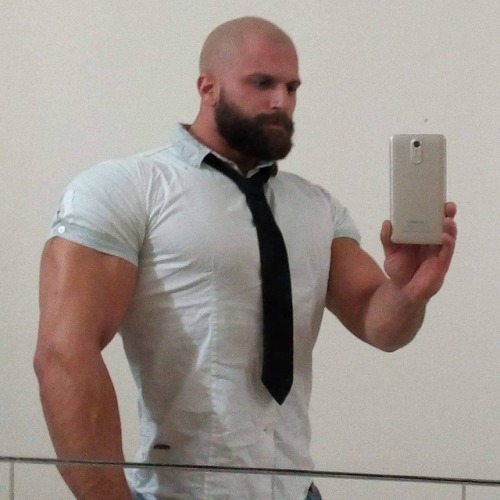 absqrst: “Let us see that fat fuck try to fire me now” “He’d probably shit himself when he sees me” “All this muscle barely held back by this shirt” “This fucking beard” “An entire transformation in barely 10 mintues” “Worth every