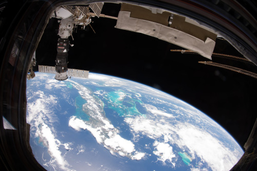 Astronaut’s-eye view of Cuba from the ISS windows. Photo credit: NASA