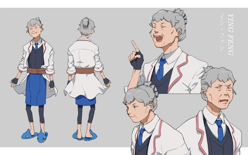 aivii:  Character sheets for ‘Steamboy’ anime, airing in 20XX 