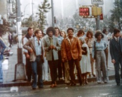 tally777:  Via jackson.rareCrossing the street~ New York City, 1978