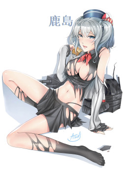 Lewdkancollegirls:  Kashima By Artist Asdj