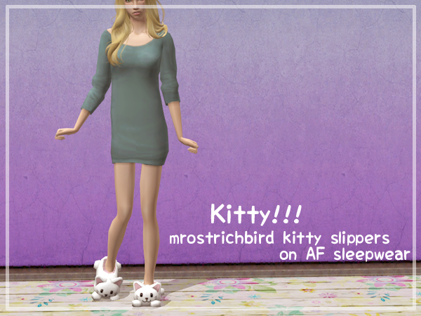 manuskript Tvunget med uret So, Mr O made these adorable kitty slippers and I...