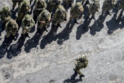 militaryarmament:Swedish, Finnish and U.S Marines cooperating during the large scale international exercise BALTOPS 2016. 10 June, 2016.