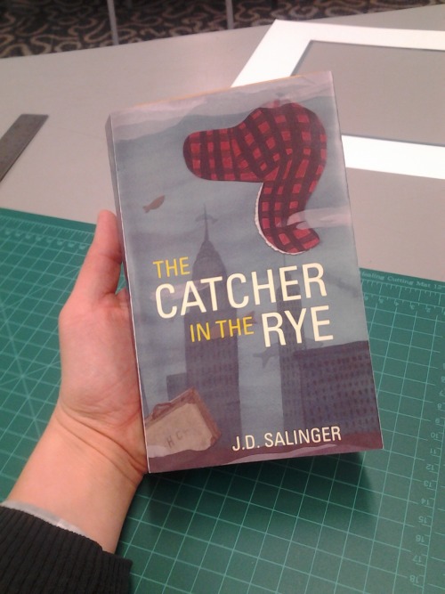 jbbartram:Here’s the mockup book cover for the Catcher in the Rye (full illustration posted yesterda