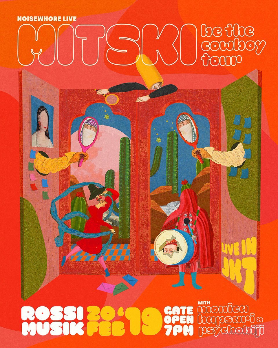 officialmitski:my favorite mitski tour posters (Anindya Anugrah, Gloria Koh, Ziyed