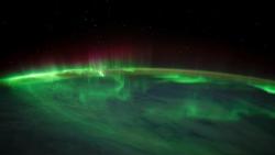 bourbonface:  Aurora Australis over the South Indian Ocean. 