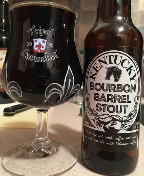 Kentucky Bourbon Barrel Stout - @kentuckyale - - - #drinkbeernow #beer #beerme #beerporn #beernerd #