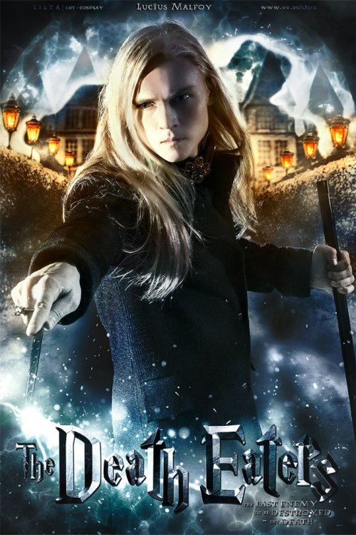 DEATH EATHERS  (J.K.Rowling  - “Harry Potter”)Bellatrix Lestrange, Fenrir Greyback, Evan Rosier,Luci