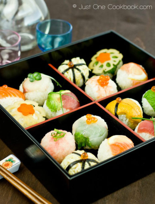justfoodsingeneral: Temari Sushi 手まり寿司 To make the sushi rice for this recipe, please refer to 