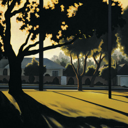 nelsoncarpenter:  pictorialautobiography: Kenton Nelson, A Pupil’s Temptation 