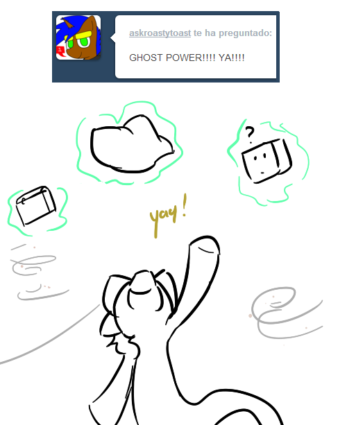 ask-ponyghost:  What a way to say “hi” -///- Roasty Toast  Hartbits  Teehee!