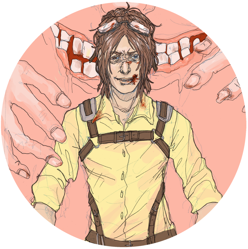 pofinsomnia:  if the titans had language they would tell stories about hange zoe