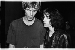 prominentmen:  Tom Verlaine and Patti Smith.