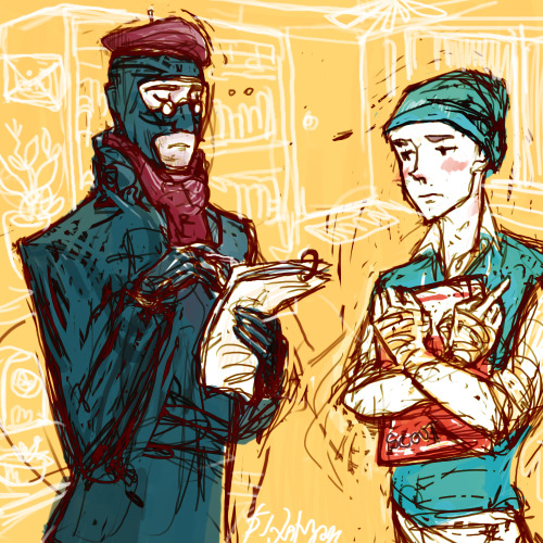 pixamak: doodles.. spy &amp; scout in Europe..ah..maybe.. 요새 그린게 없구낰ㅠㅠㅠㅠ그래도 간간히 그리려고 노력.. 컾짤은 어쩌