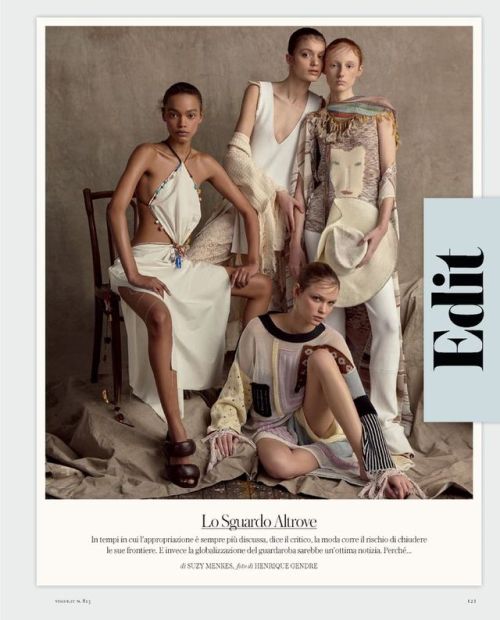 worldwidefashion: ‘Lo Sguardo Altrove’ Alexis Sundman, Aurore Franche, Faith Lynch, Laur