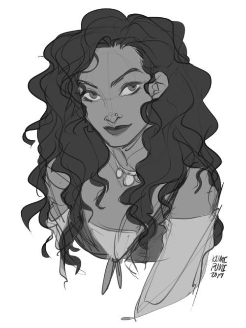 El Cubil del Panda, kassarie-art: Just wanted to draw curly hair. I...