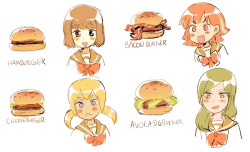 k009:  Burgirl: a burger dating sim 