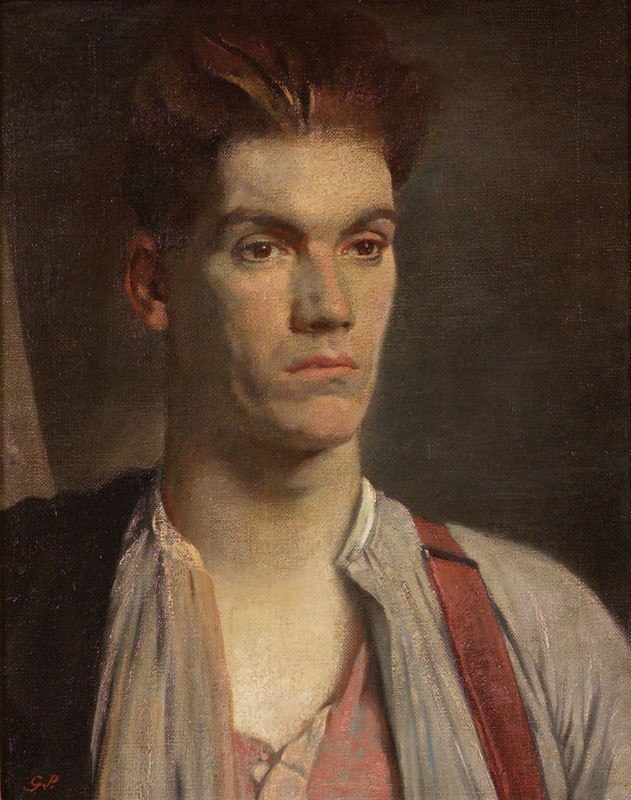 poopshitaids:  Glyn Philpot:Head of a Man (c. 1924)     Glyn Philpot:Head of a Man