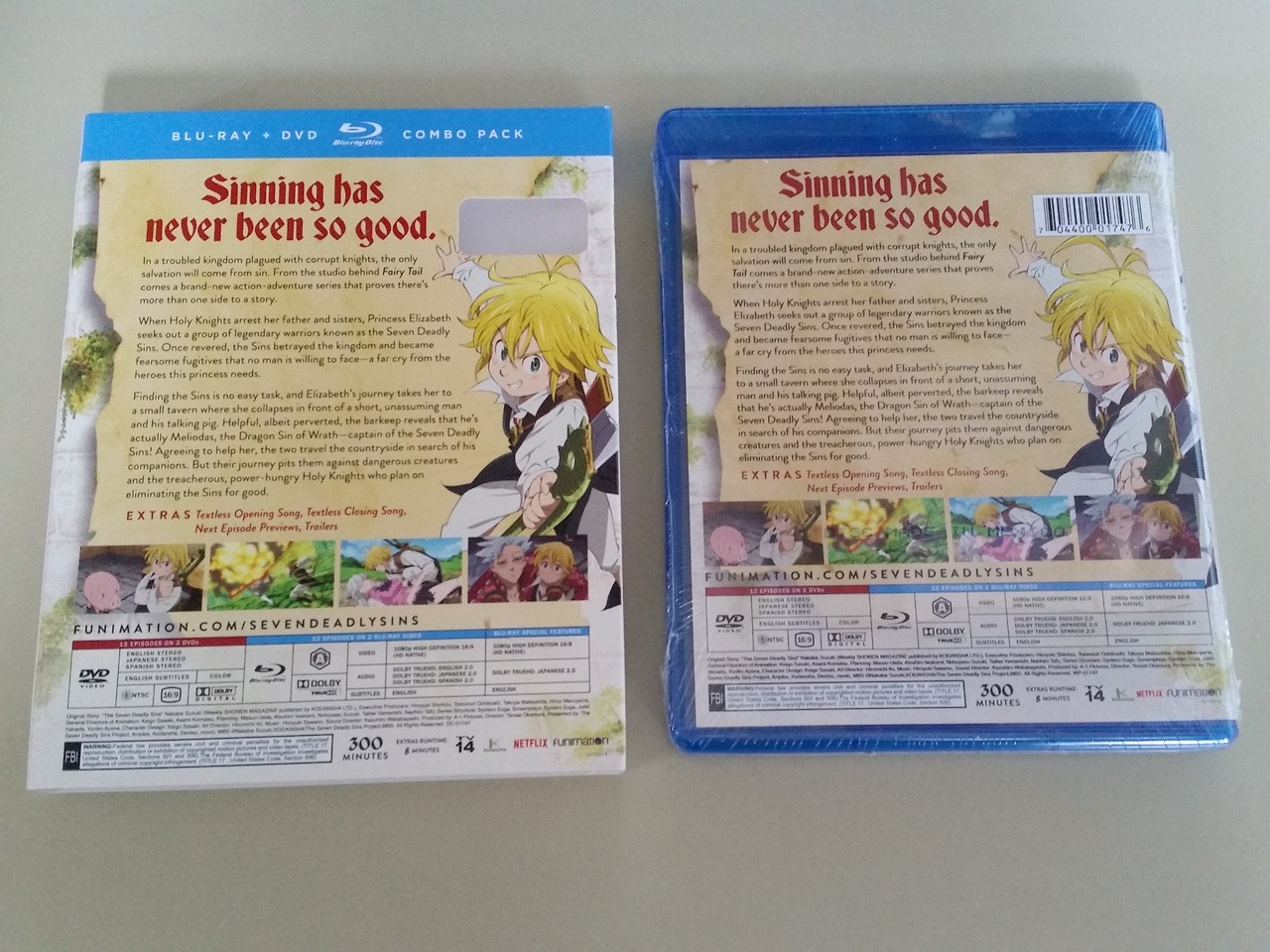 Seven Deadly Sins - Season 1 Part 1 - DVD