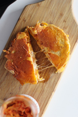 verticalfood:  Kimchi Grilled Cheese