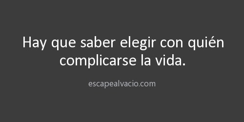 Escape al vací­o