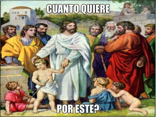 sokarum:  “Dejar que los niños se acerquen a mi” a sido una de las frases preferidas de la iglesia desde siempre