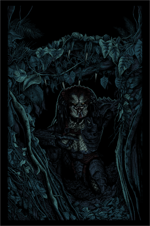 kogaionon: Predator by Liam Atkin / Twitter / Instagram  16" x 24" screen print, edition o