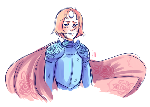 riu-sen:  Knight Pearl for anon! Art © riu-sen 