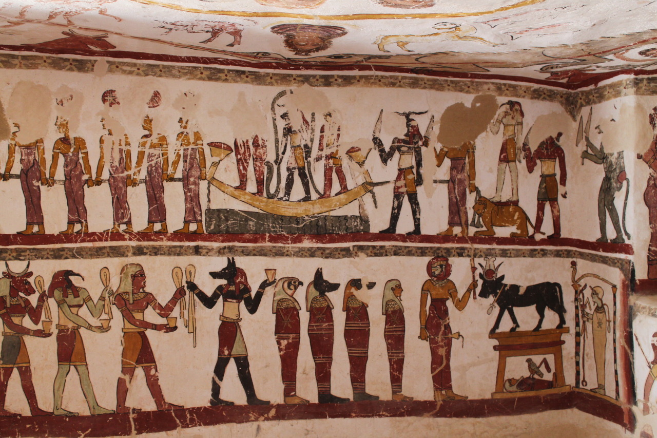 intaier:  Dakhla oasis, Petosiris tomb* roman/egyptian mix of art style is totally