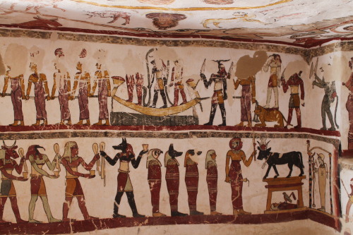 intaier: Dakhla oasis, Petosiris tomb* roman/egyptian mix of art style is totally stunning* all phot