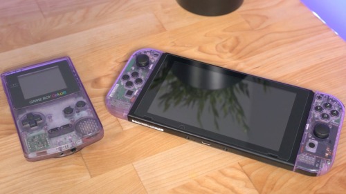 foxsgallery:slbtumblng:retrogamingblog: Custom Atomic Purple Nintendo SwitchI don’t how that image m
