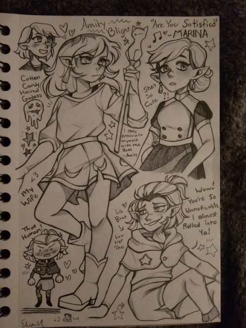 I Decided To Go Through My Sketchbook And Am Going To Artdump. This Is All Of The Owl House Themed Art.