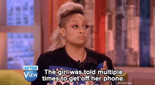 stopwhitepeopleforever:micdotcom:Someone take The View away from Raven Symone. This type of victim b